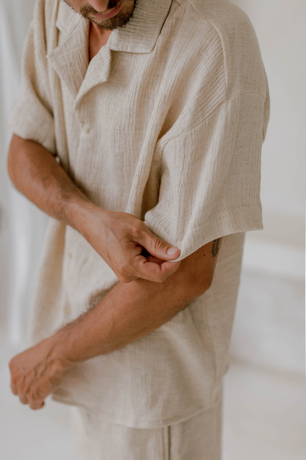 FULL SET | SHIRT & PANTS & SHORT | BEIGE