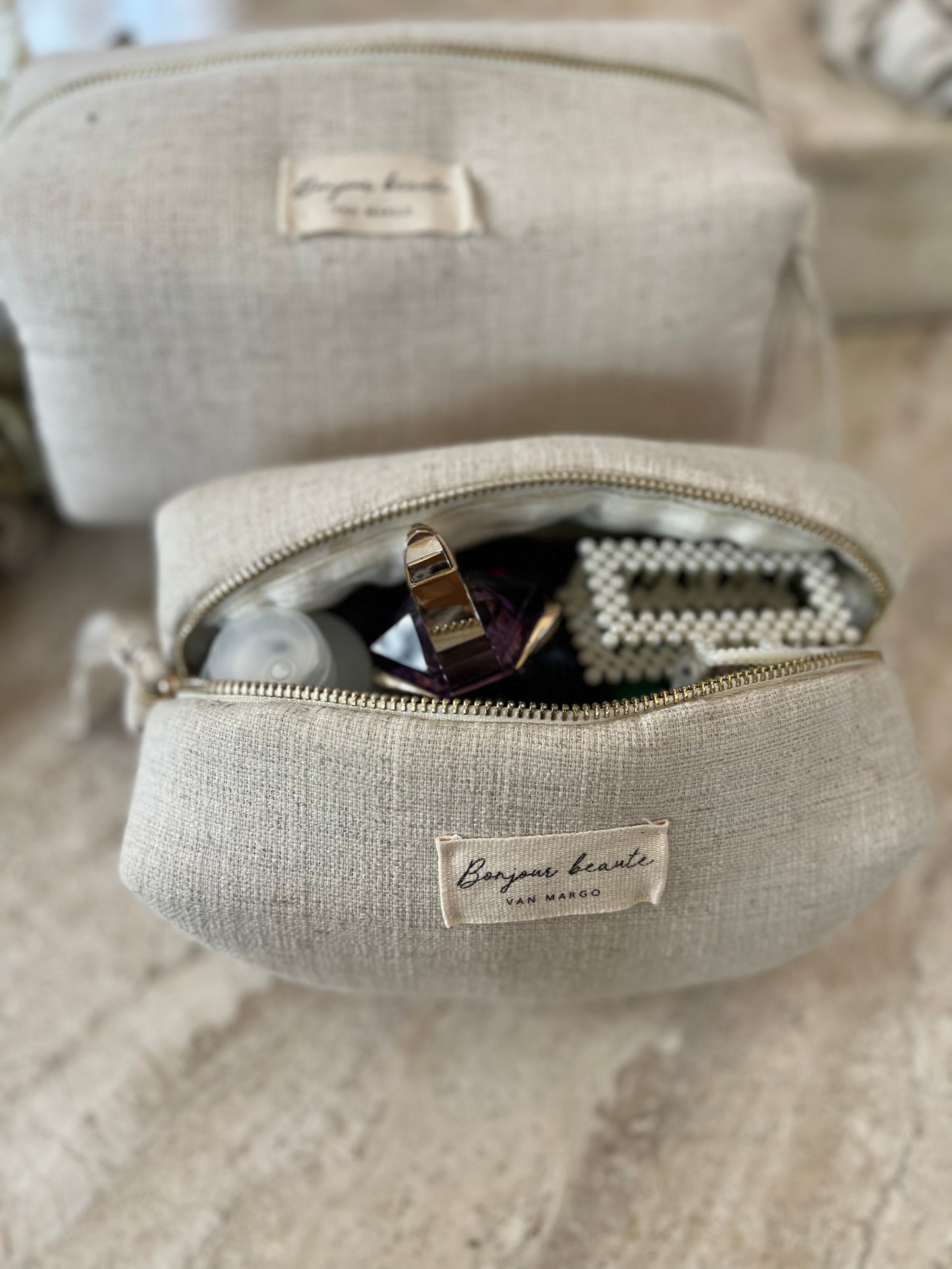 MAKE-UP BAGS LINEN