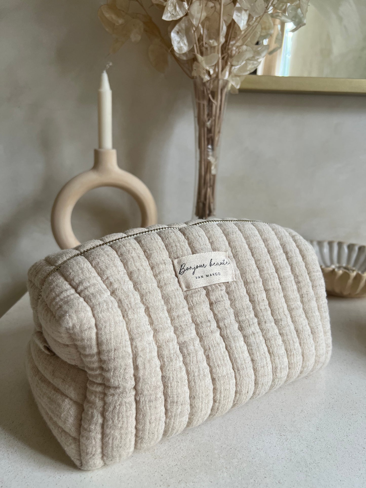 MAKE-UP BAGS BEIGE