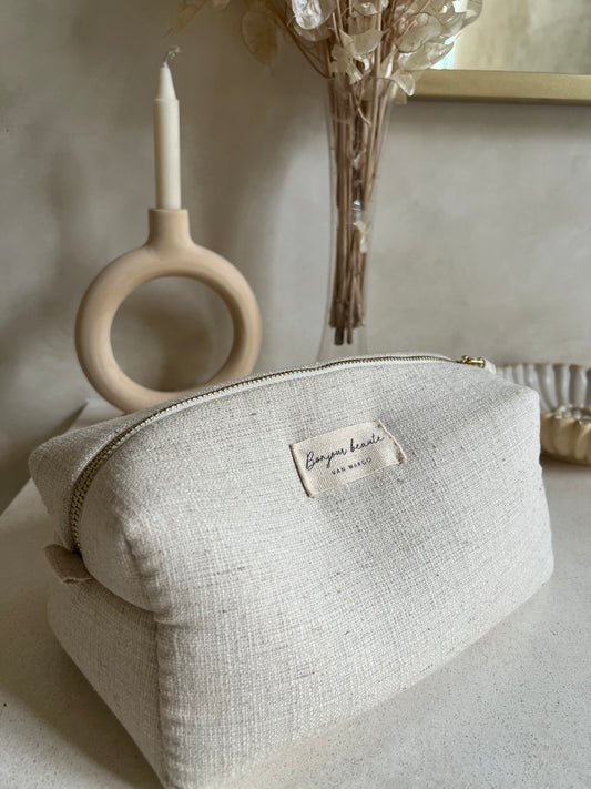 MAKE-UP BAGS LINEN